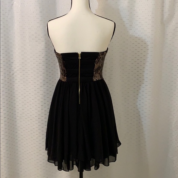 Guess Fit and Flare Strapless Dress - Picture 2 of 11